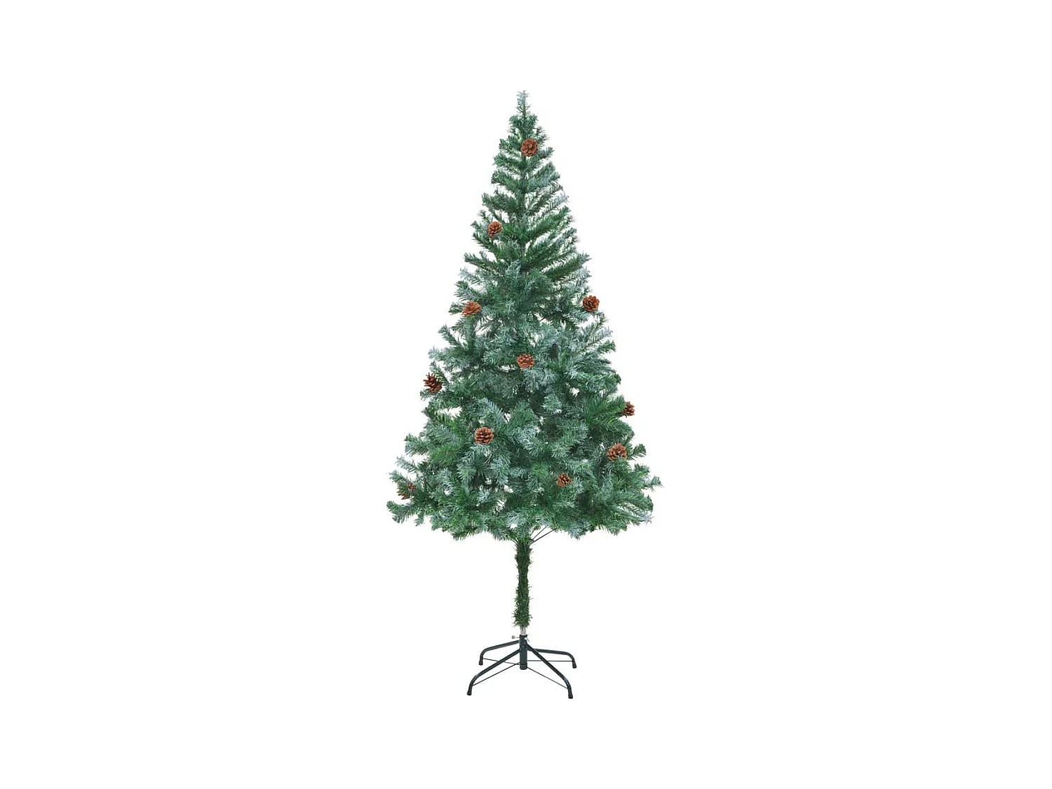 Arbre de Noël artificiel avec pommes de pin 180 cm
