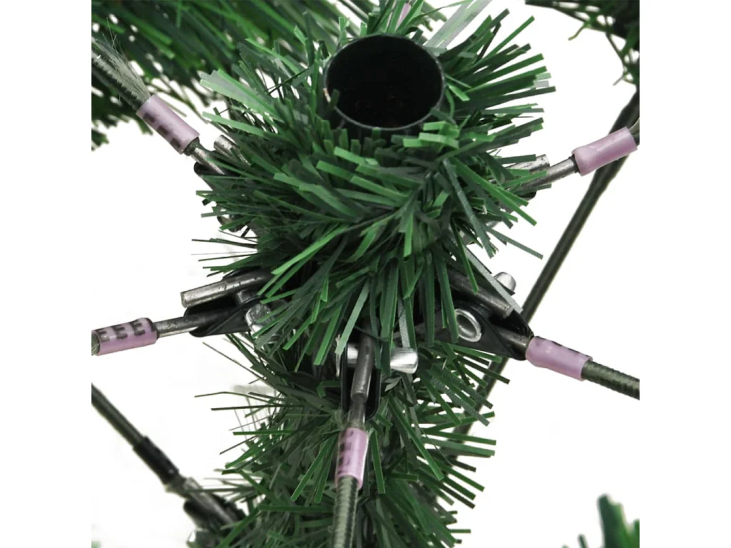 Árvore de Natal artificial articulada com pinhas e bagas 150 cm