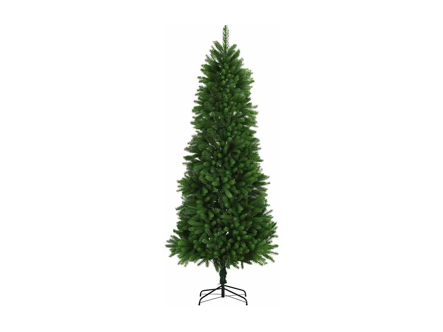 Árvore de Natal artificial agulhas realistas 240 cm verde