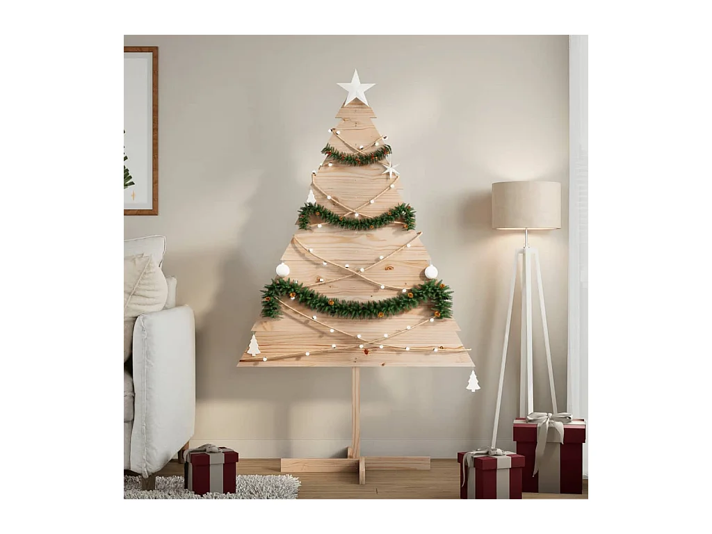 Arbre de Noël en bois pour décoration 150 cm bois massif