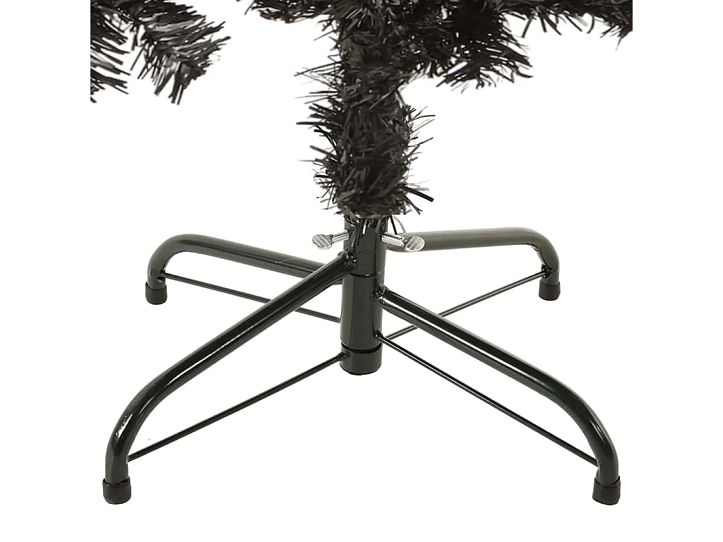 Árvore de Natal fina 150 cm preto