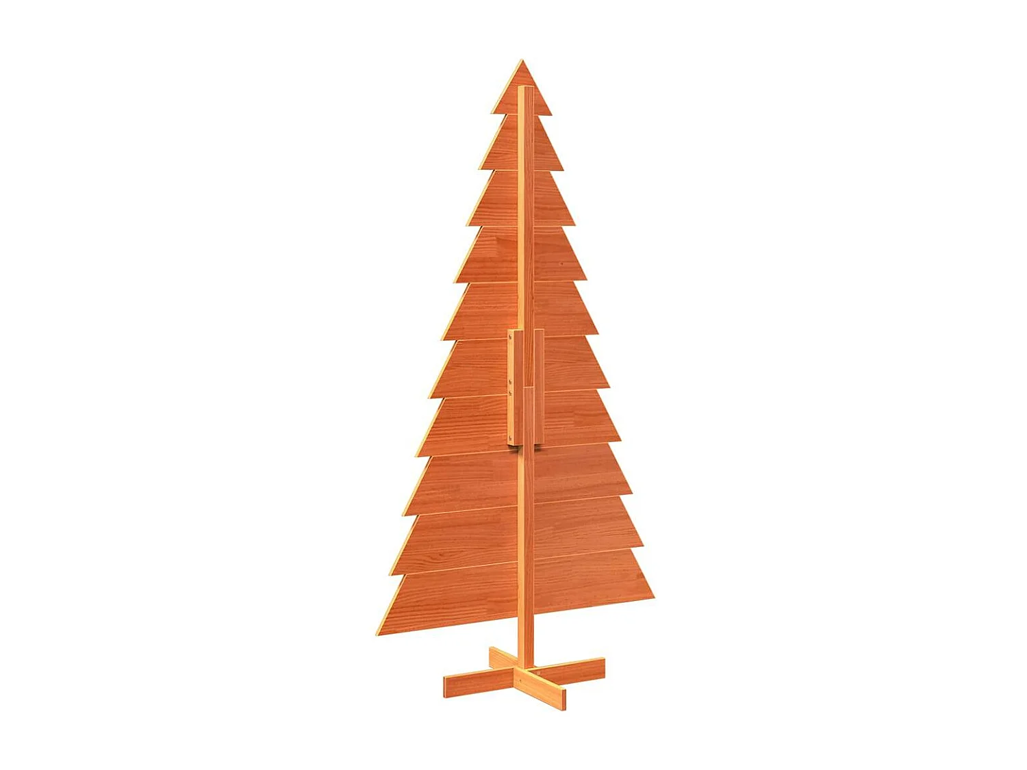 Arbre de Noël en bois pour décoration 180 cm bois de pin massif