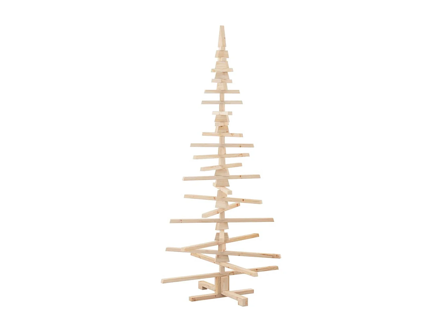 Árbol de Navidad de madera de adorno madera maciza pino 180 cm