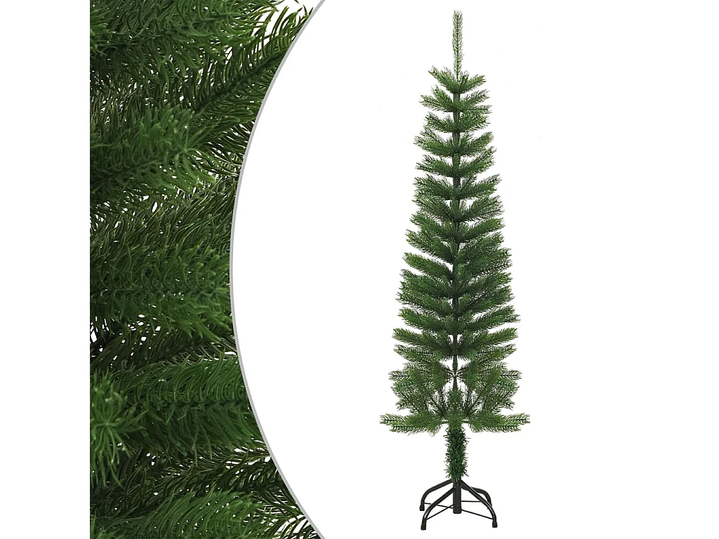 Kunstkerstboom met standaard smal 150 cm PE