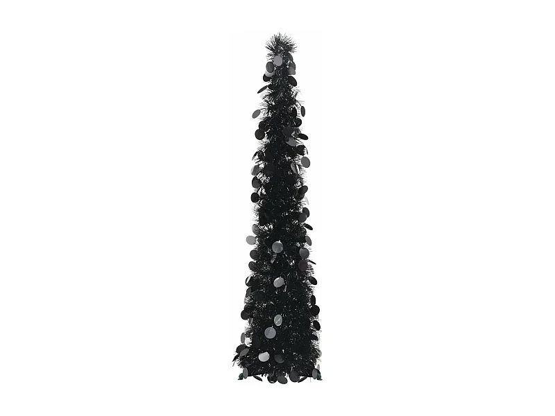 Árvore de Natal pop-up artificial 120 cm PET preto
