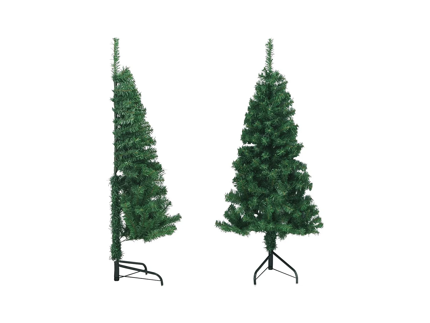 Kunstkerstboom hoek 150 cm PVC groen