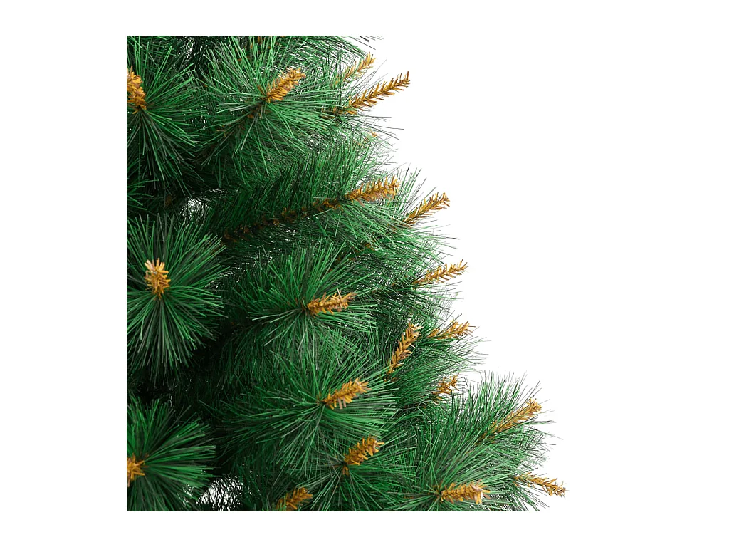 Árvore de Natal artificial articulada com suporte 210 cm