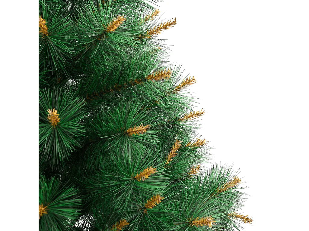 Árvore de Natal artificial articulada com suporte 210 cm