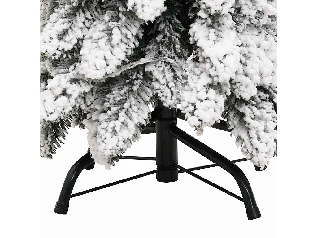 Árbol de Navidad artificial iluminado con 60 LED y nieve 120 cm