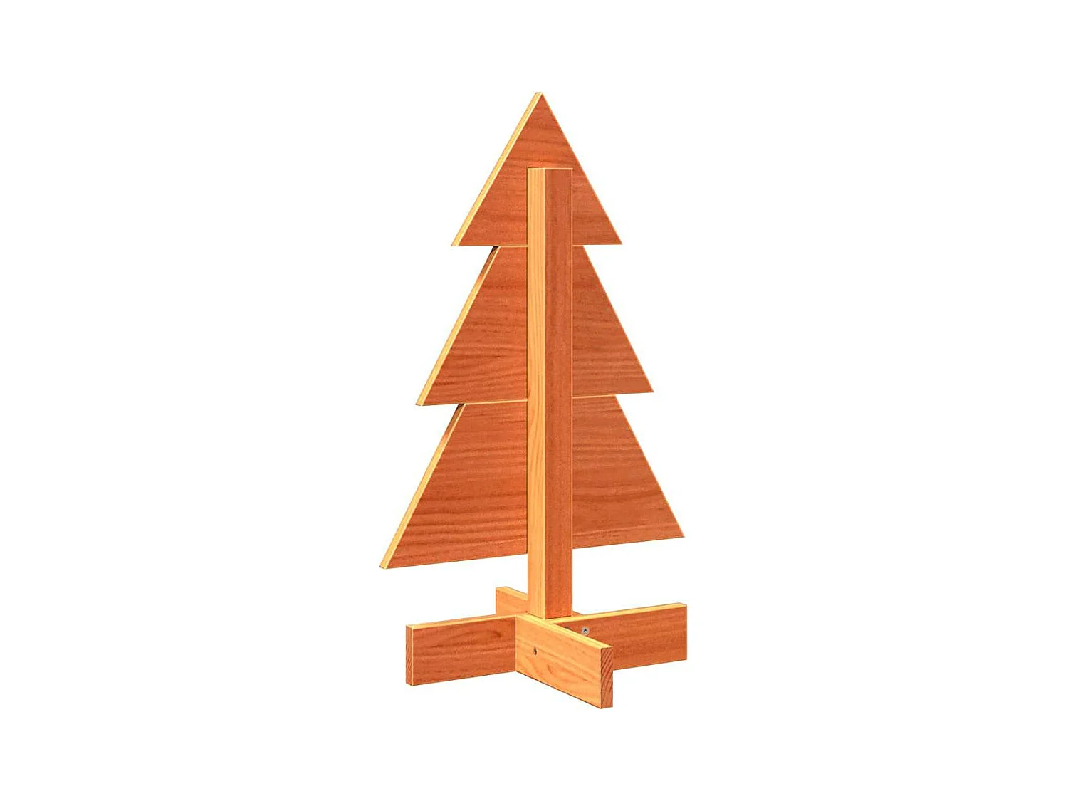 Arbre de Noël en bois pour décoration 60 cm bois de pin massif