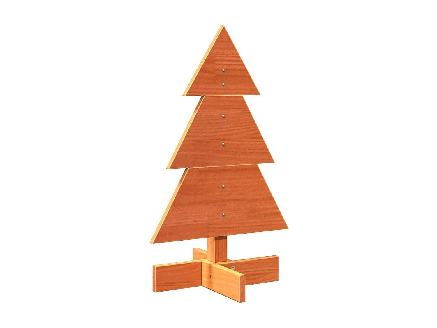 Arbre de Noël en bois pour décoration 60 cm bois de pin massif