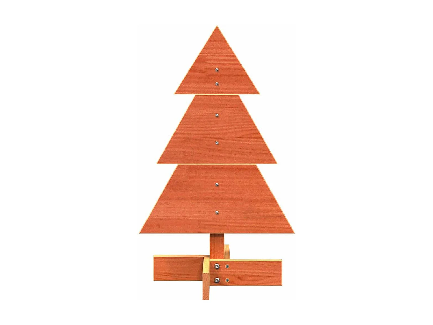 Arbre de Noël en bois pour décoration 60 cm bois de pin massif