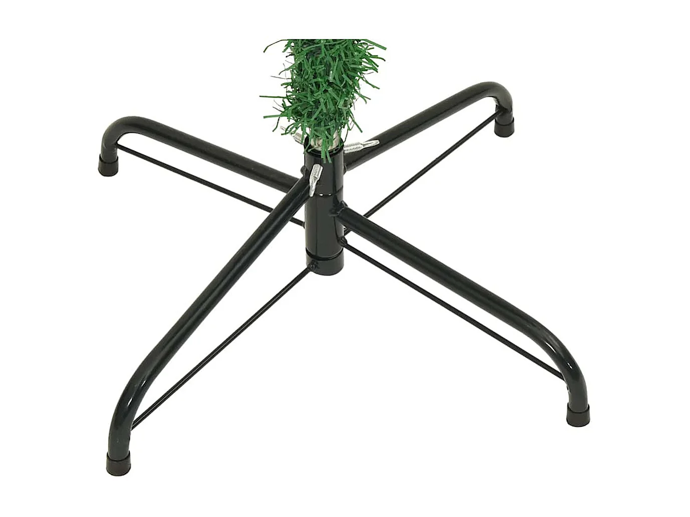 Árbol de Navidad artificial invertido con soporte verde 180 cm