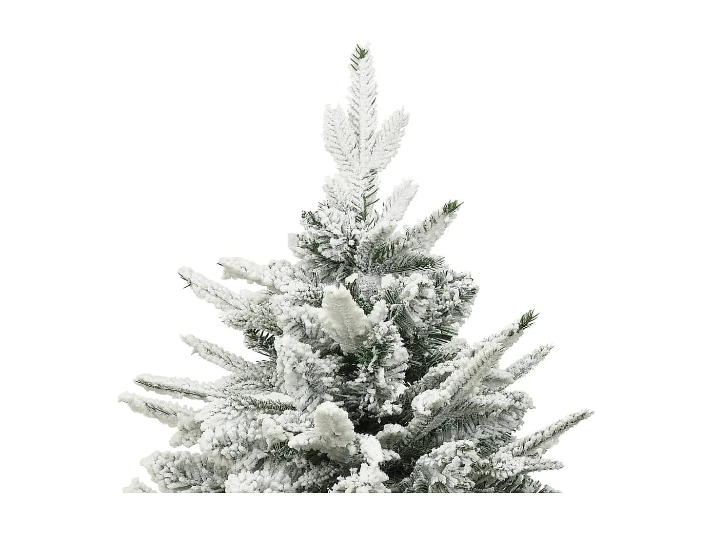 Sapin de Noël artificiel à flocons de neige Vert 240 cm PVC/PE