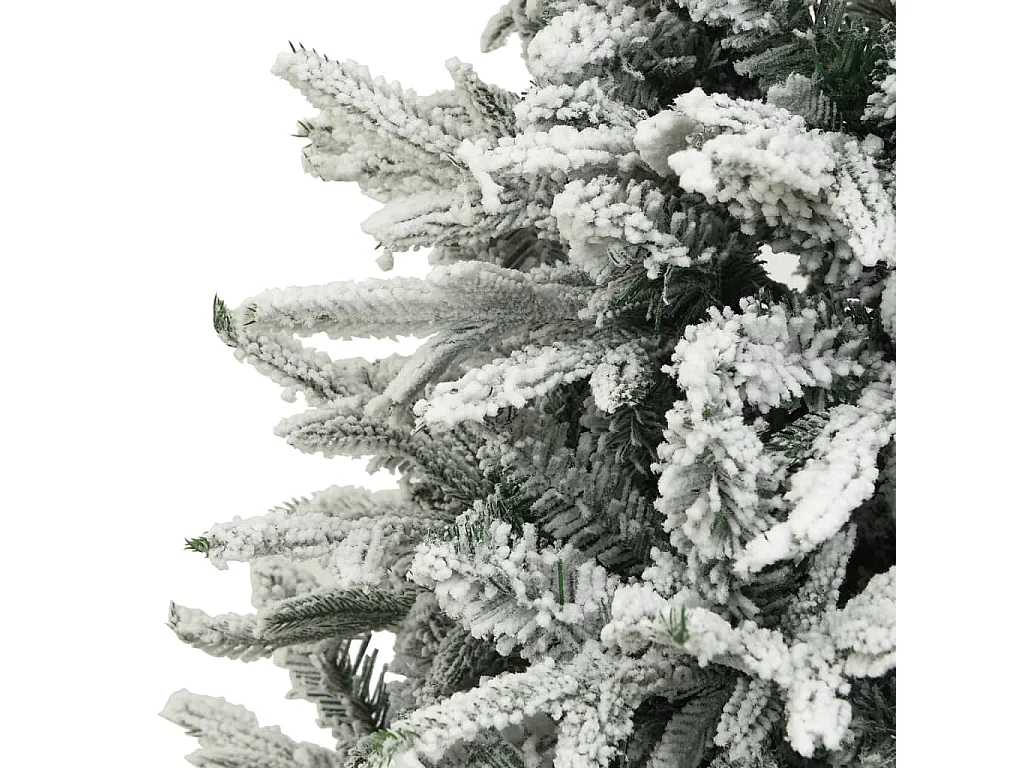 Sapin de Noël artificiel à flocons de neige Vert 240 cm PVC/PE