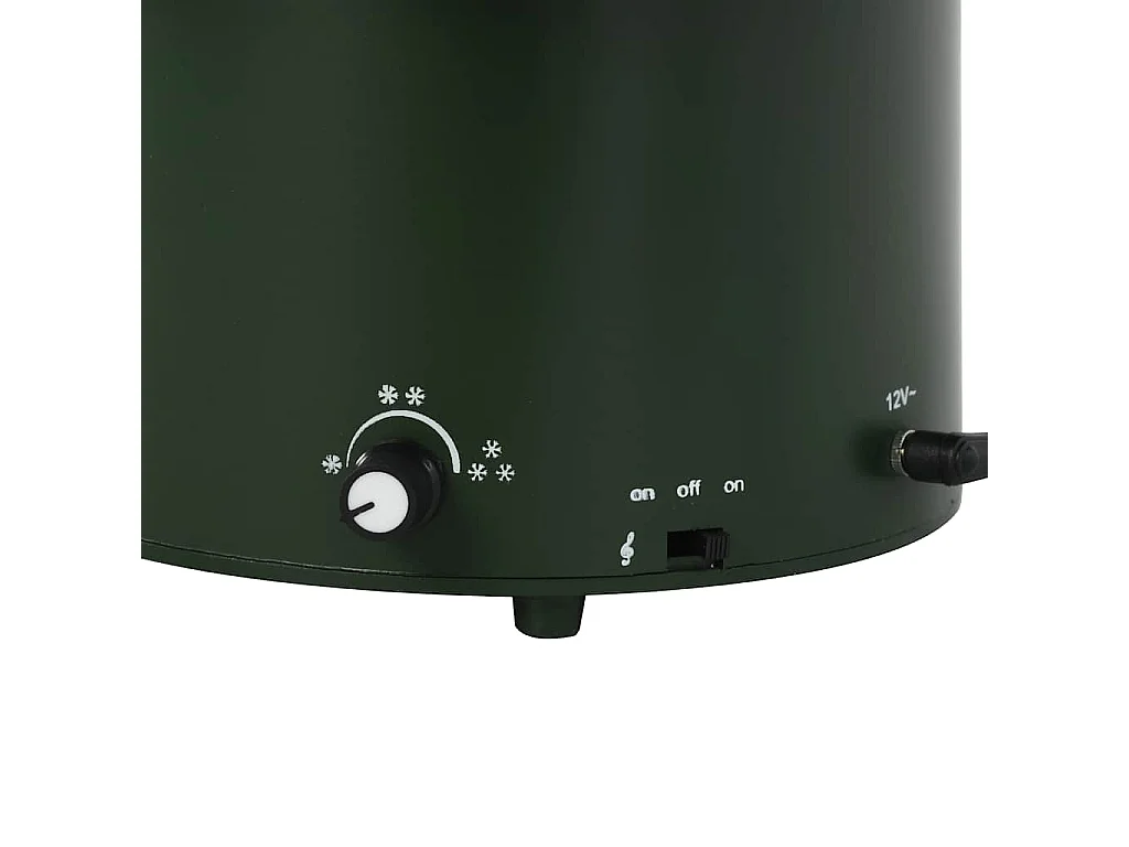 Arbre de Noël neigeux avec base de parapluie Vert 75 cm