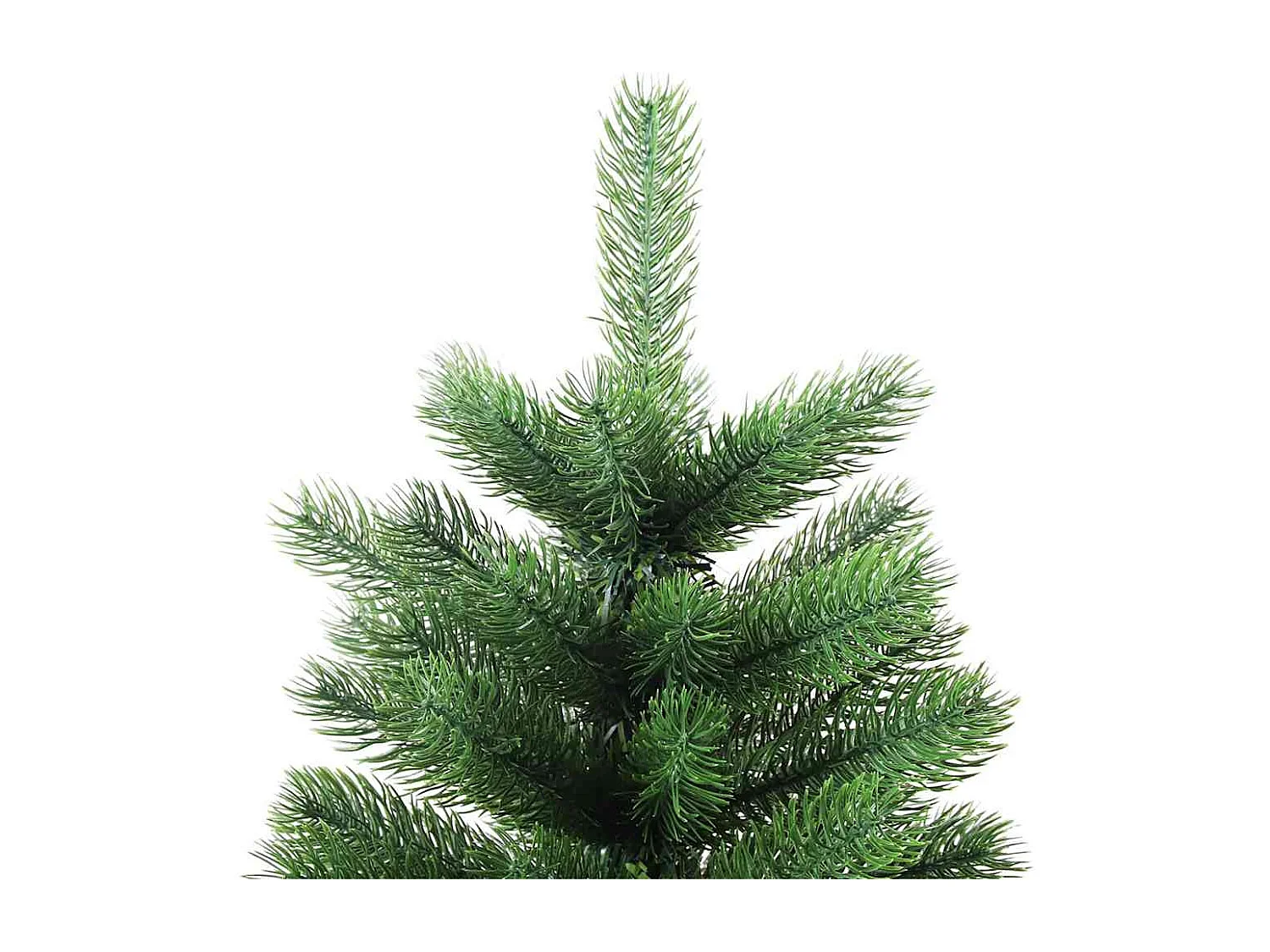 Árbol de Navidad artificial hojas realistas verde 65 cm