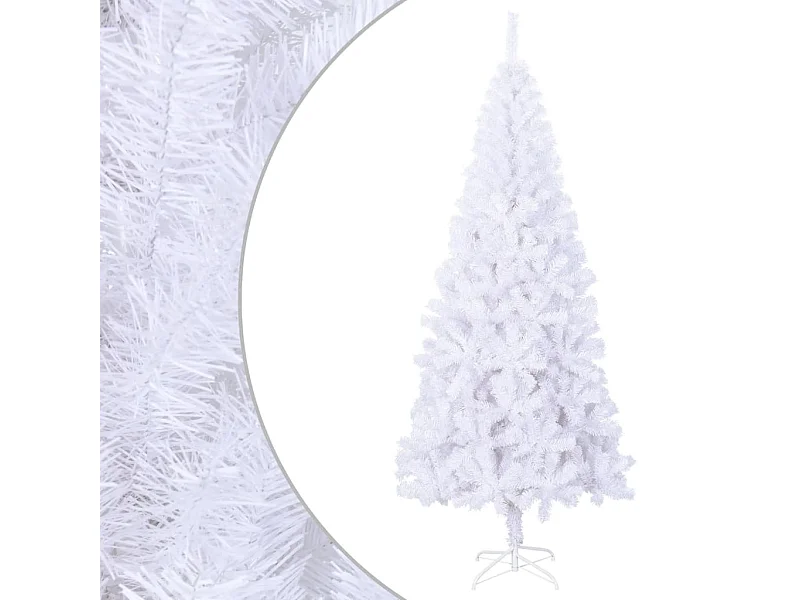 Árvore de Natal artificial com suporte de aço 210 cm 910 ramos
