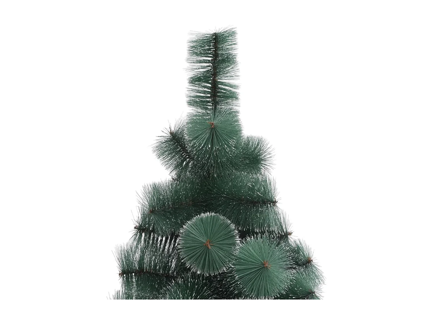 Sapin de Noël artificiel avec support Vert 210 cm PET