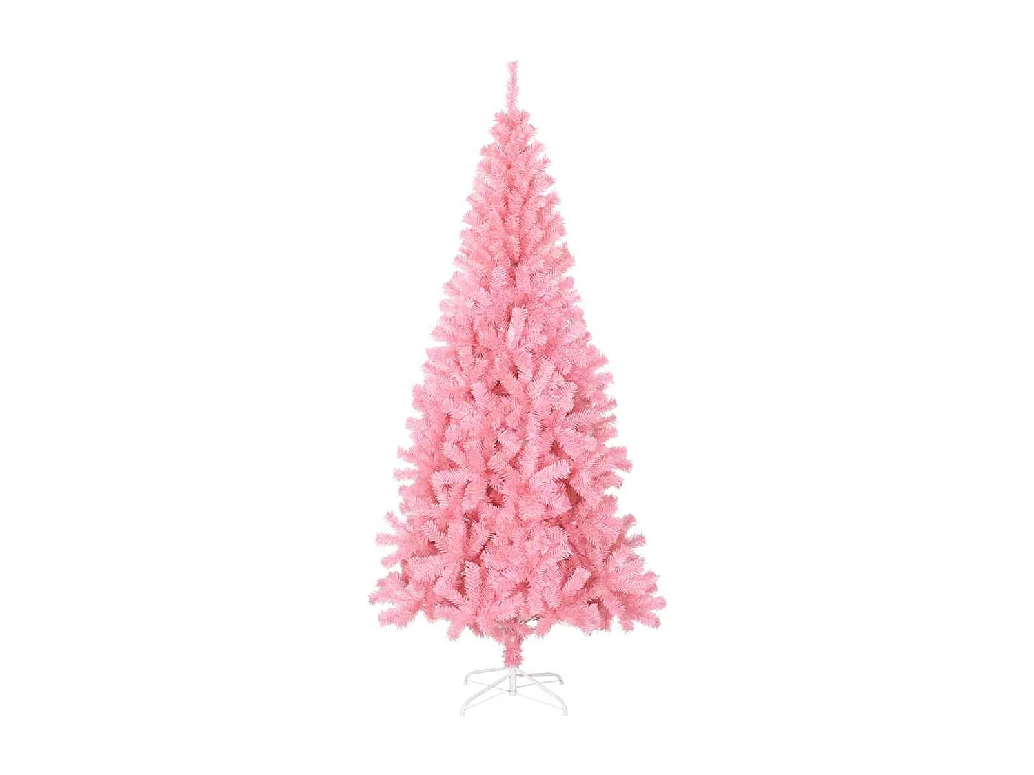 Kunstkerstboom met standaard 180 cm PVC roze