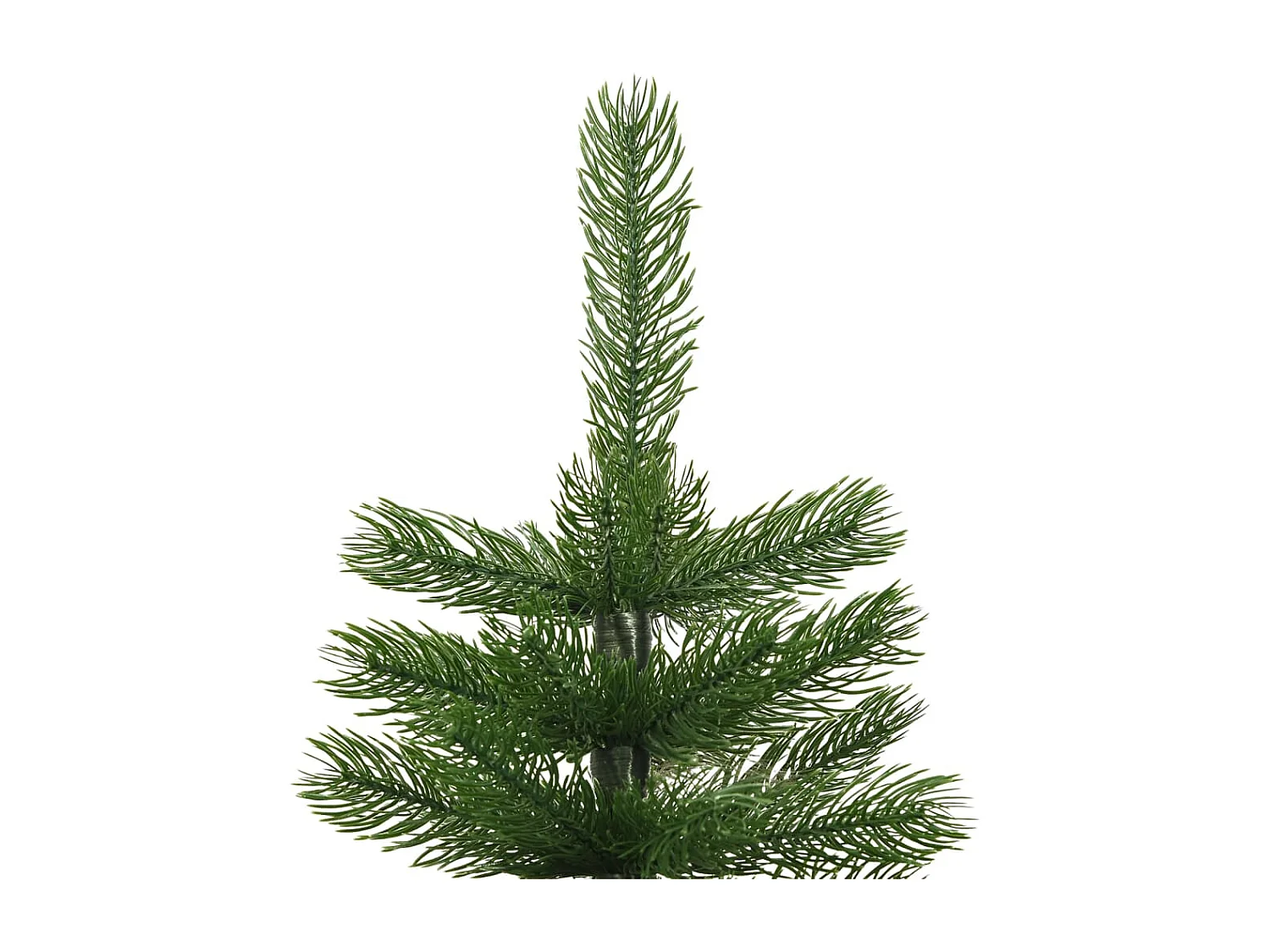 Sapin de Noël artificiel mince avec support 240 cm PE