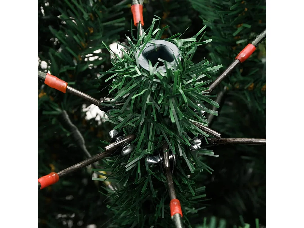 Sapin de Noël artificiel à charnières avec support 240 cm