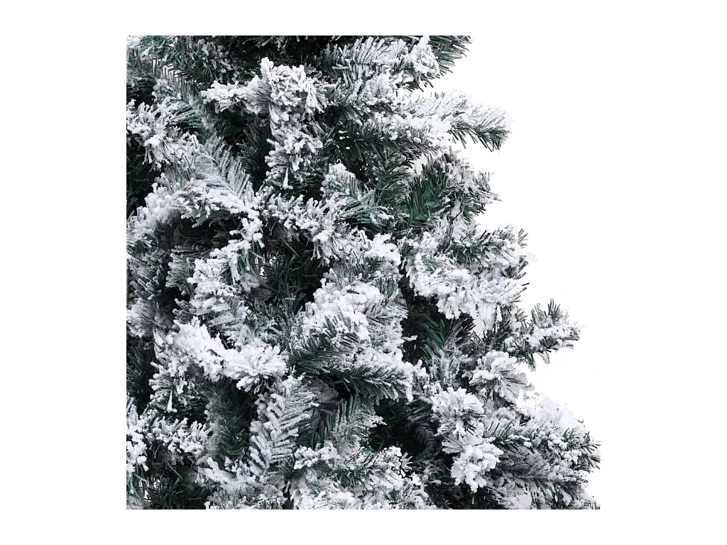 Árvore de Natal artificial com neve 150 cm PVC verde
