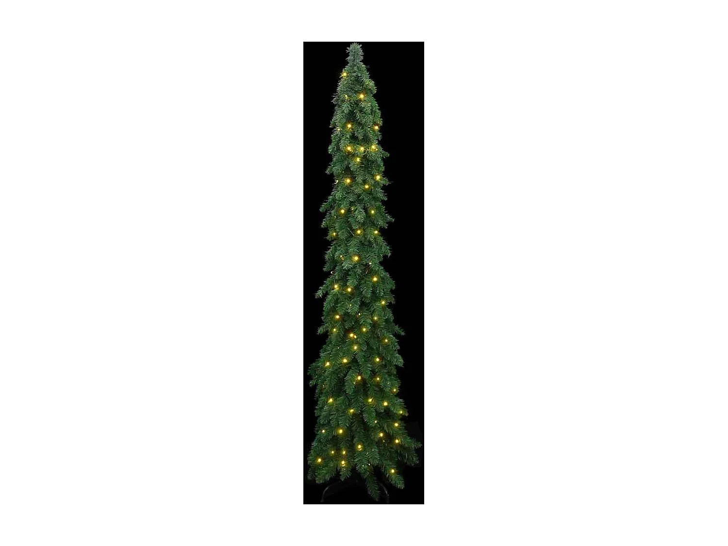 Árbol de Navidad artificial iluminado con 130 LEDs 210 cm