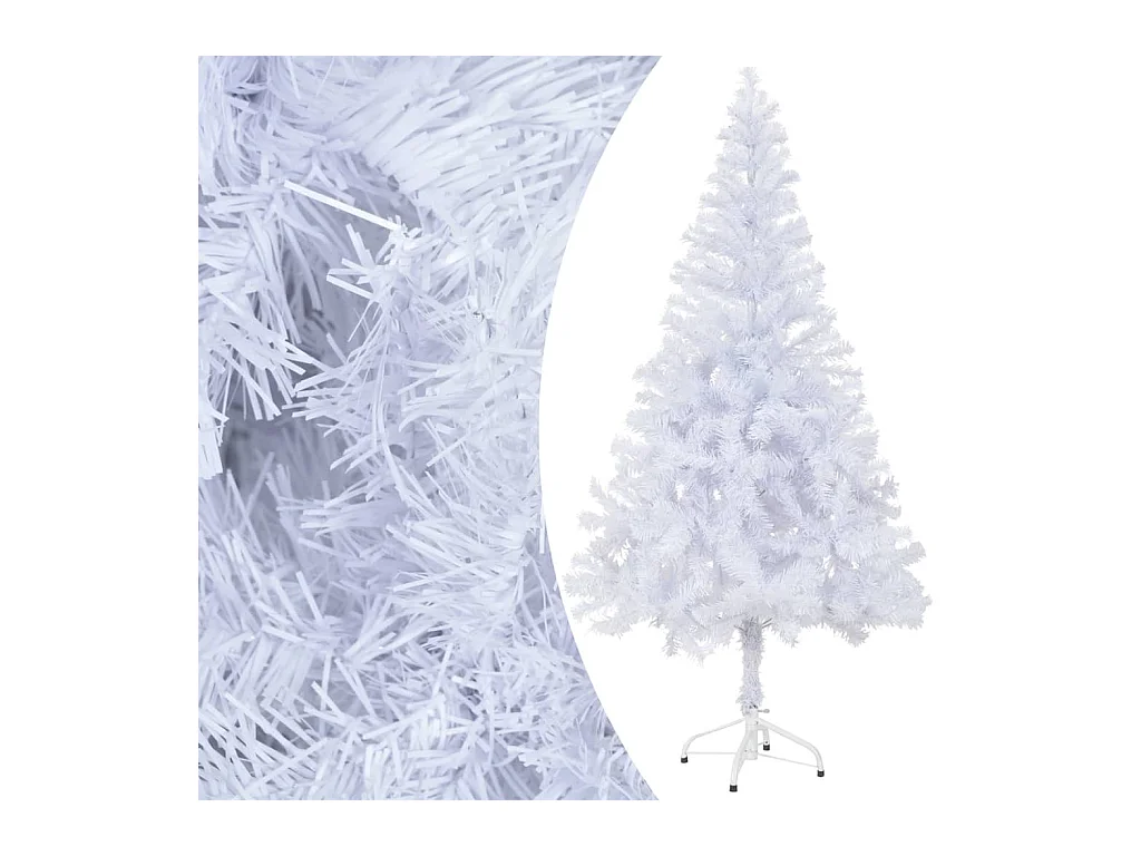 Arbre de Noël artificiel pré-éclairé/boules 120 cm 230 branches
