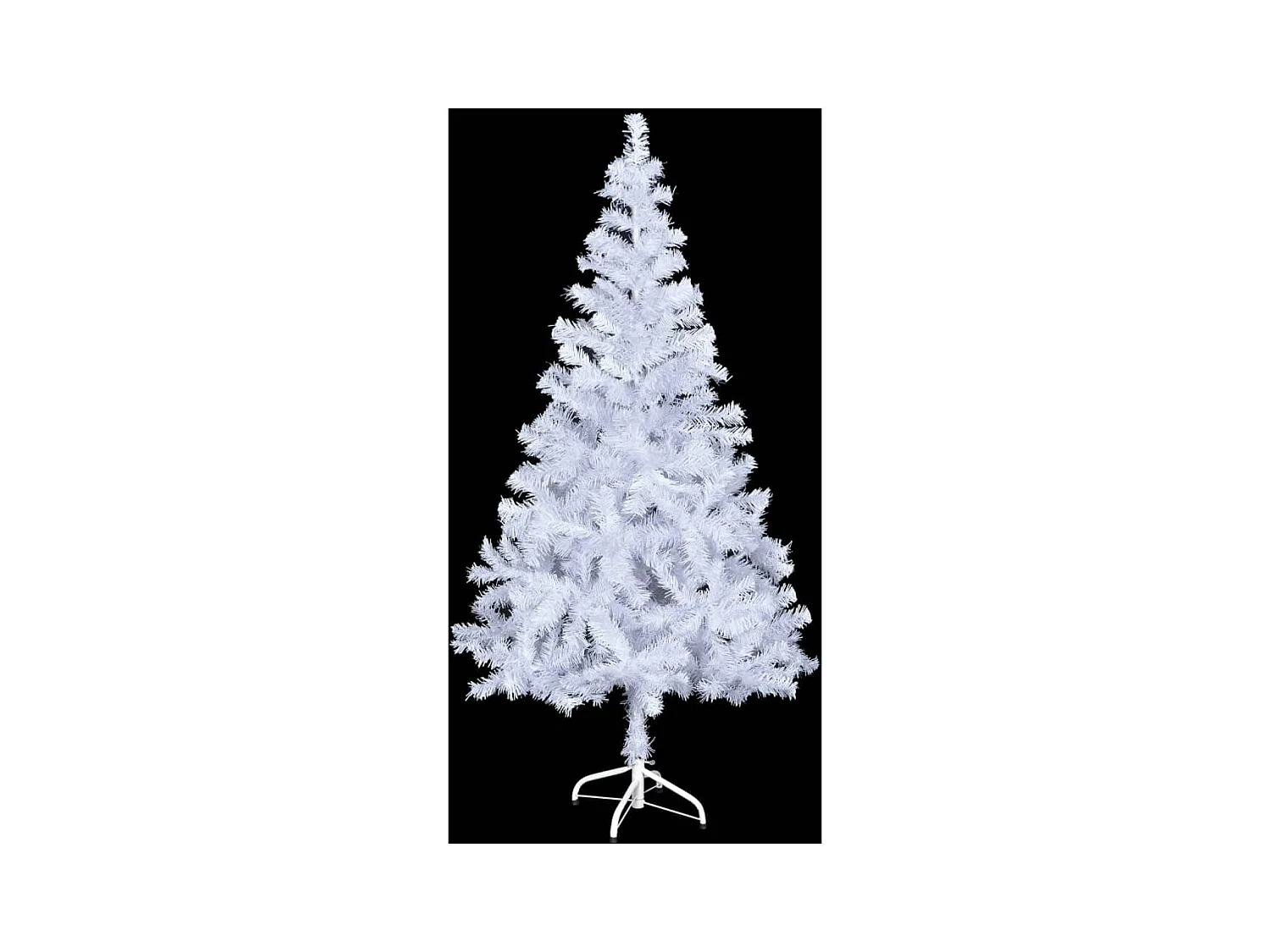 Arbre de Noël artificiel pré-éclairé/boules 120 cm 230 branches