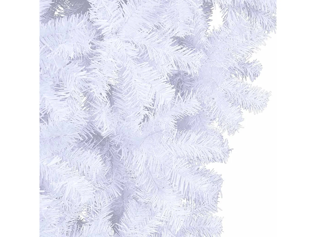 Sapin de Noël artificiel renversé avec support Blanc 210 cm