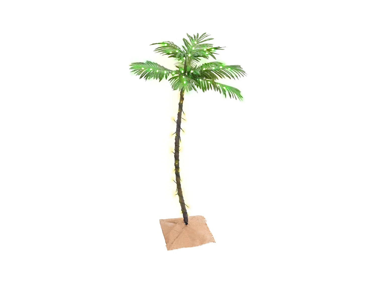 Palmier à LED 72 LED Blanc chaud 120 cm
