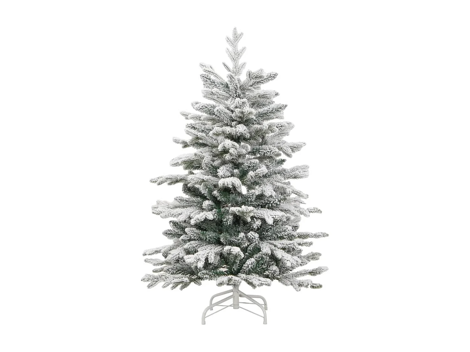 Sapin de Noël artificiel à charnières avec neige floquée 120 cm