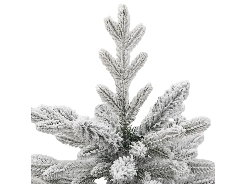Sapin de Noël artificiel à charnières avec neige floquée 120 cm