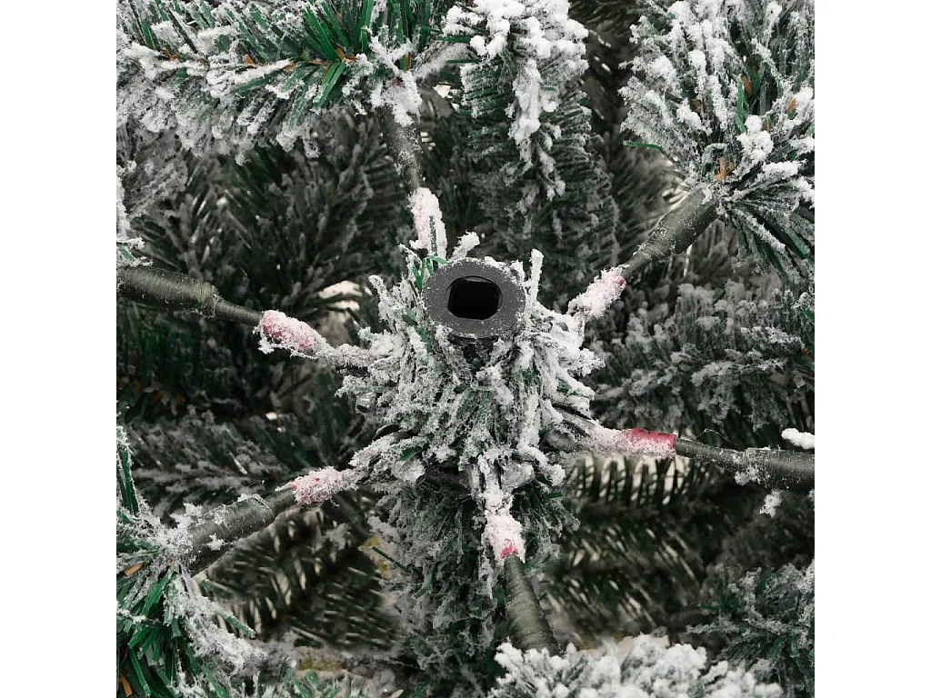 Sapin de Noël artificiel à charnières avec neige floquée 120 cm