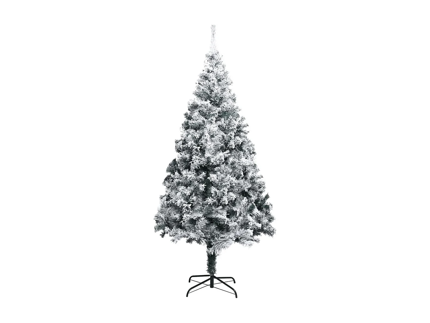 Sapin de Noël artificiel avec neige floquée Vert 400 cm PVC