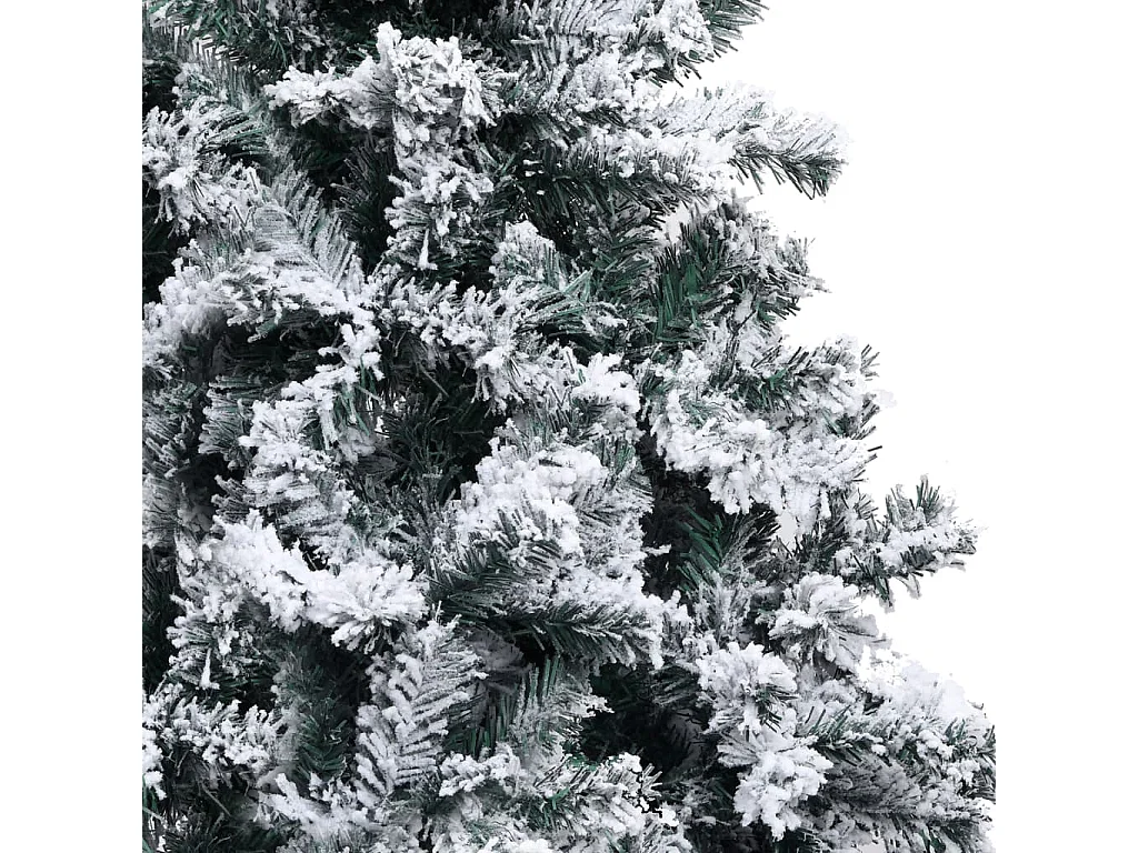 Sapin de Noël artificiel avec neige floquée Vert 400 cm PVC