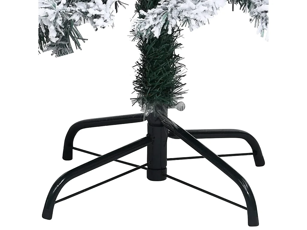 Sapin de Noël artificiel avec neige floquée Vert 400 cm PVC