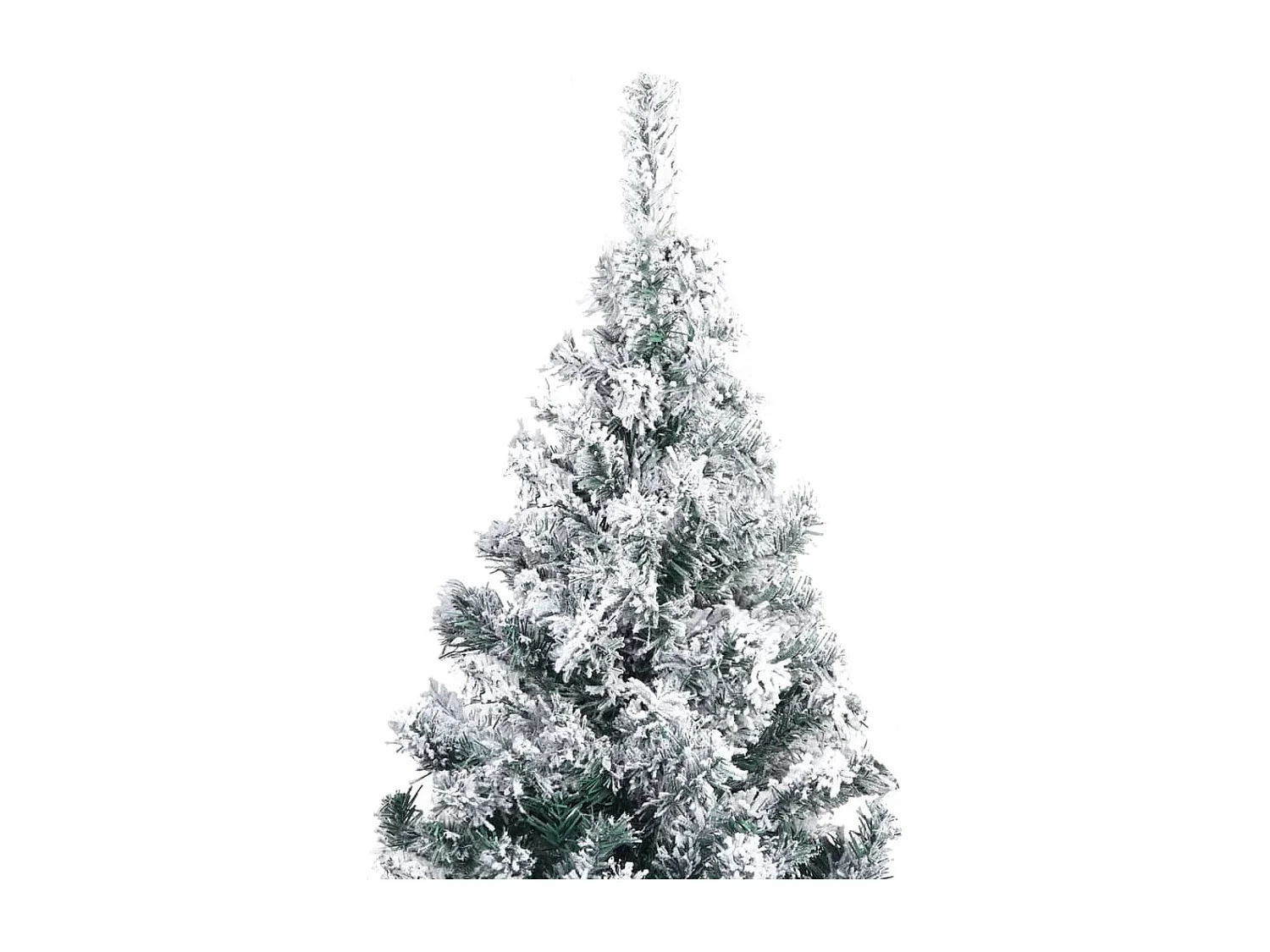 Sapin de Noël artificiel avec neige floquée Vert 400 cm PVC