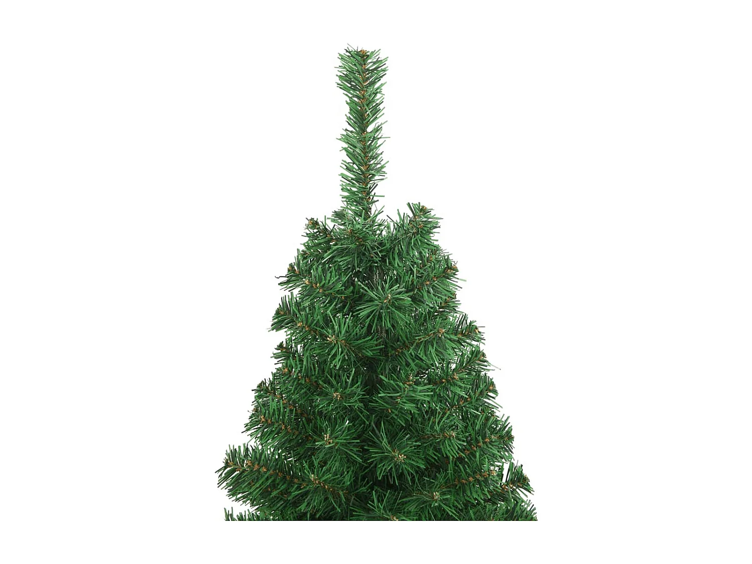 Arbre de Noël artificiel avec branches épaisses vert 120 cm PVC