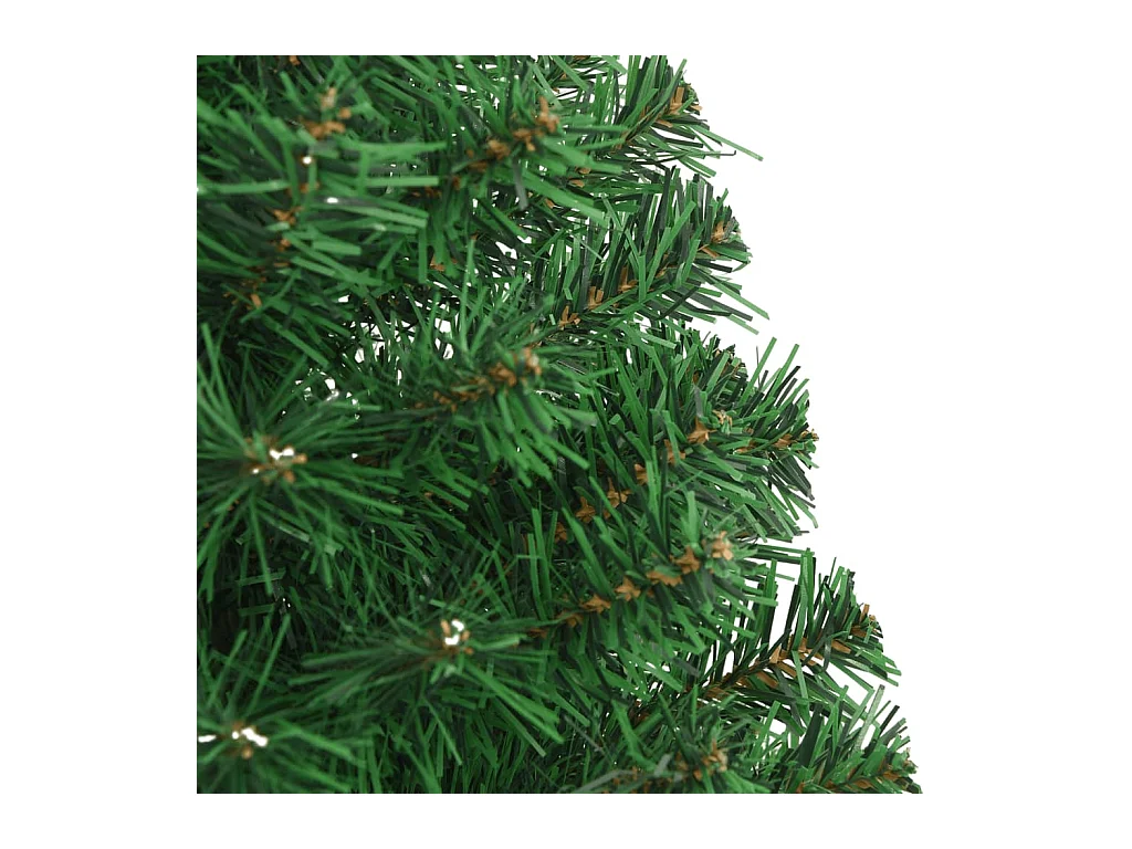 Arbre de Noël artificiel avec branches épaisses vert 120 cm PVC