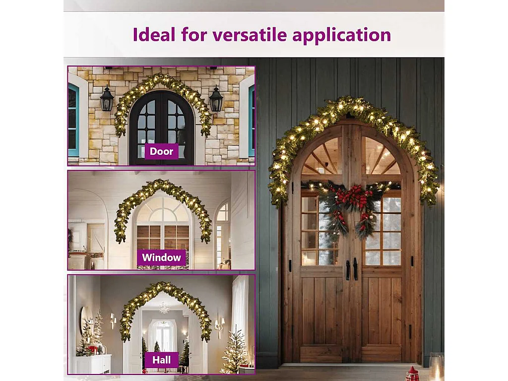 Arbre de Noël artificiel avec support 120 cm 230 branches