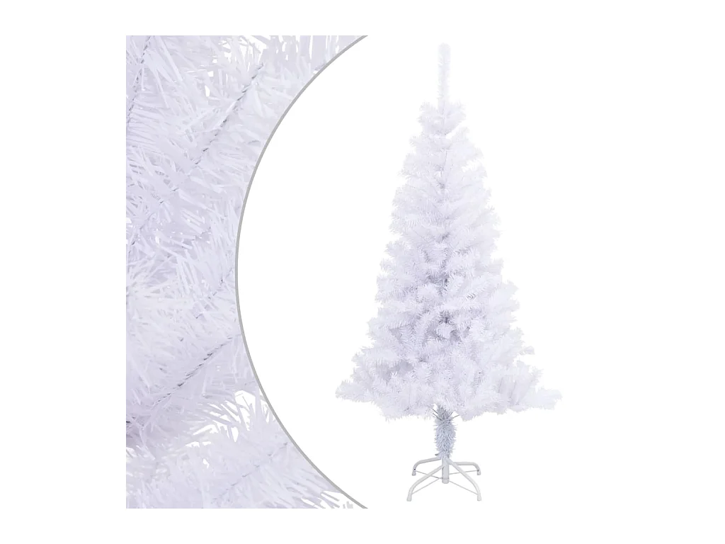 Árbol de Navidad artificial con soporte 230 ramas 120 cm