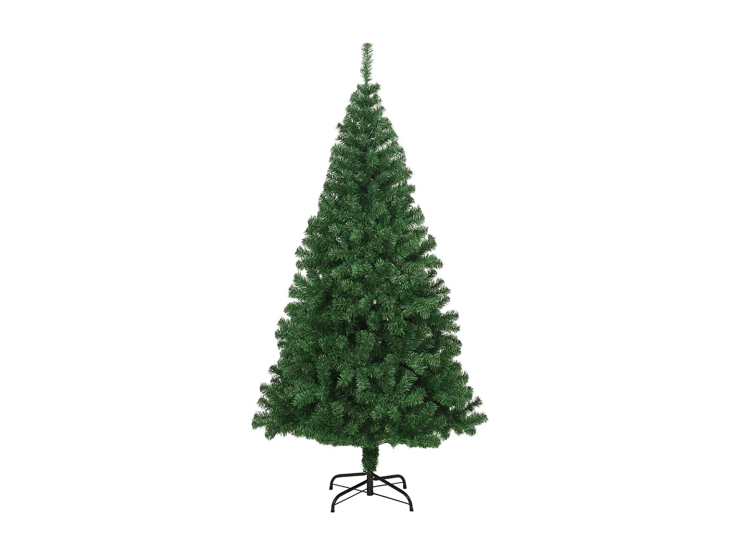 Árvore de Natal artificial com ramos grossos 180 cm PVC verde