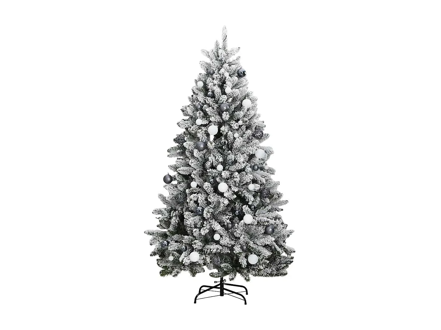 Sapin de Noël artificiel articulé 300 LED et boules 240 cm