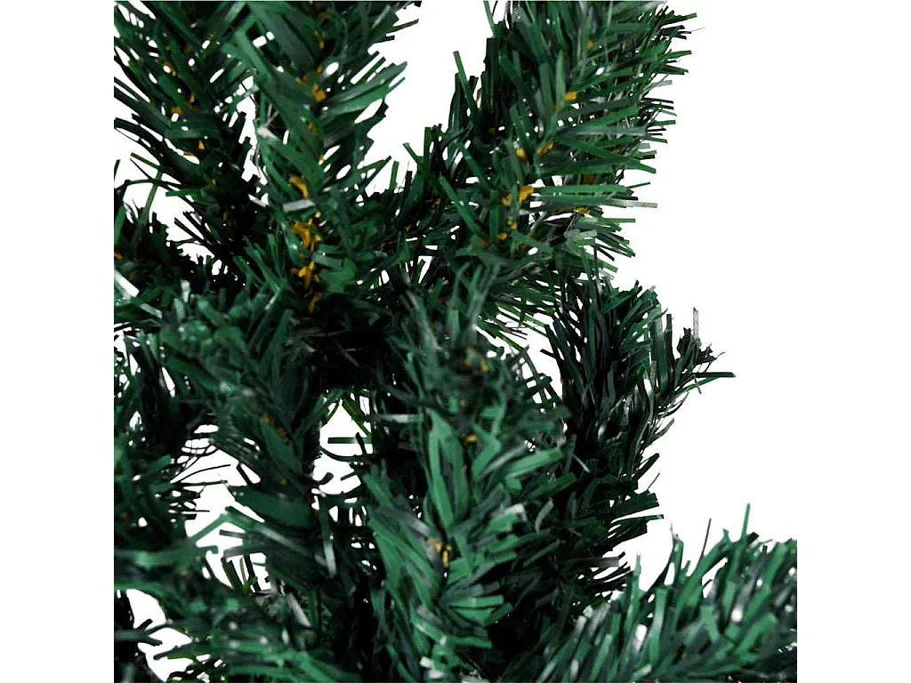Kunstkerstboom half met standaard smal 150 cm groen