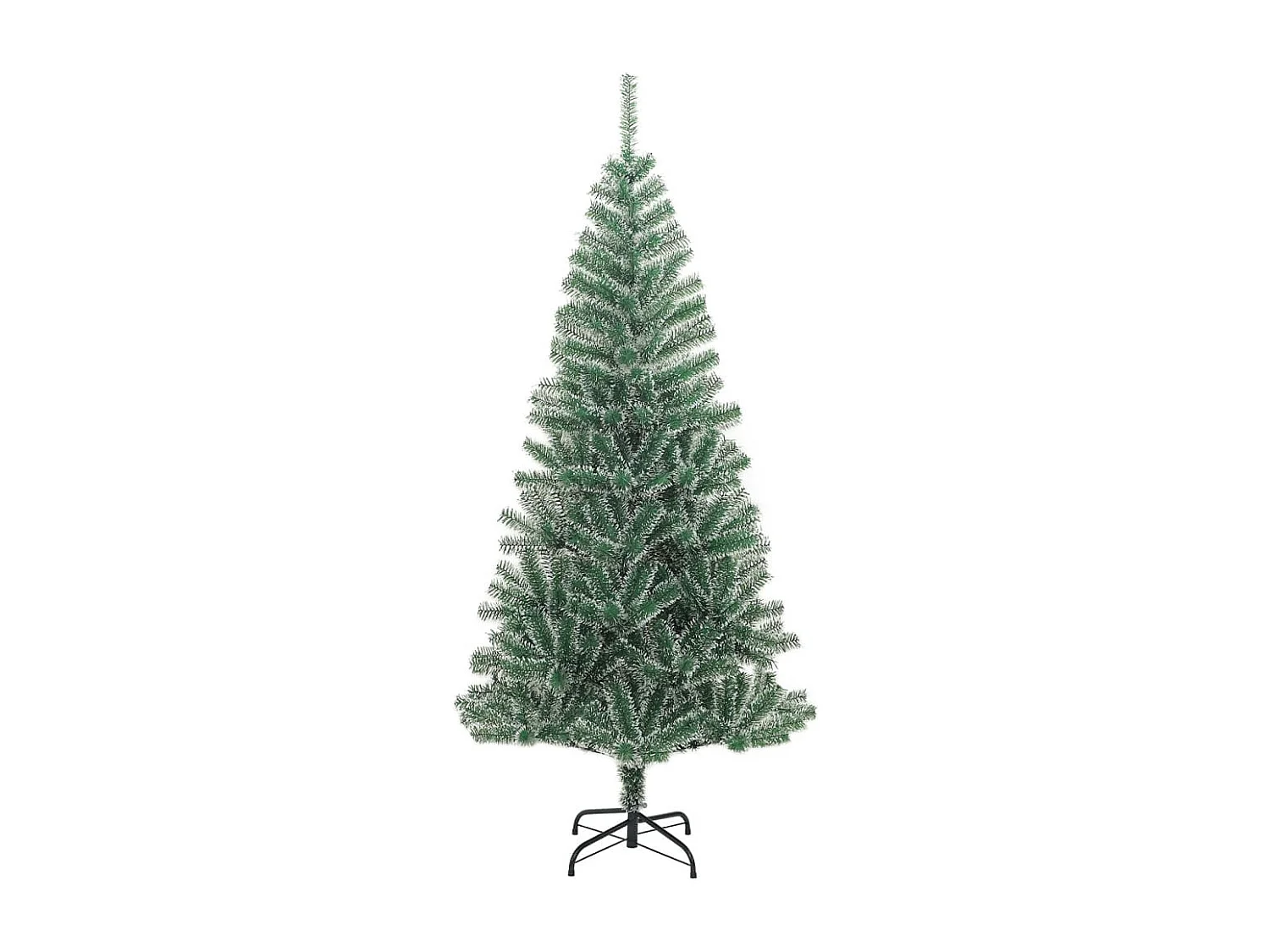 Árbol de Navidad artificial verde con nieve 180 cm