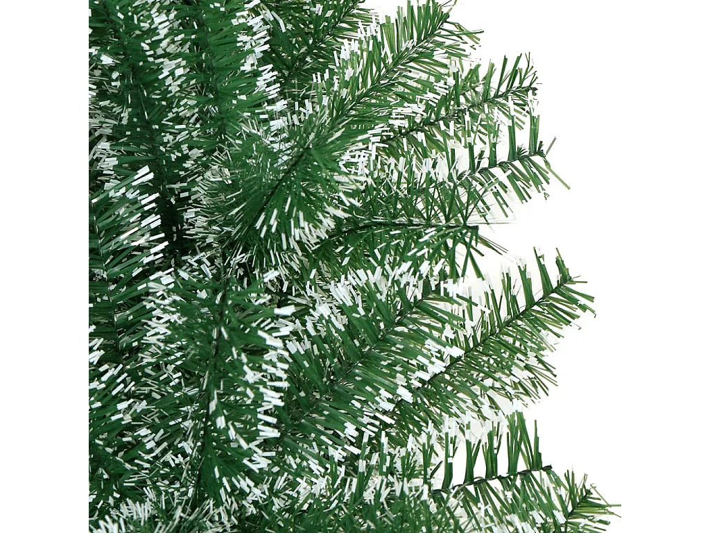 Árbol de Navidad artificial verde con nieve 180 cm