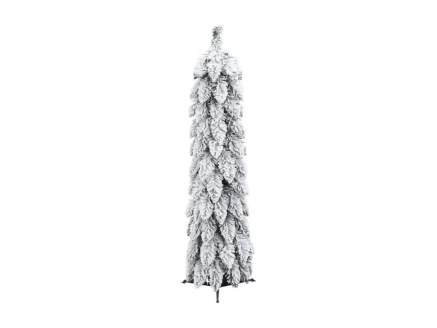 Sapin de Noël artificiel pré-éclairé avec 30 LED/neige floquée
