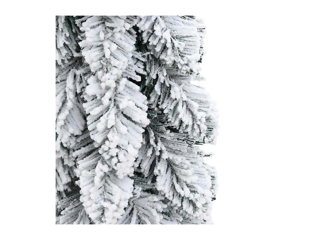 Sapin de Noël artificiel pré-éclairé avec 30 LED/neige floquée